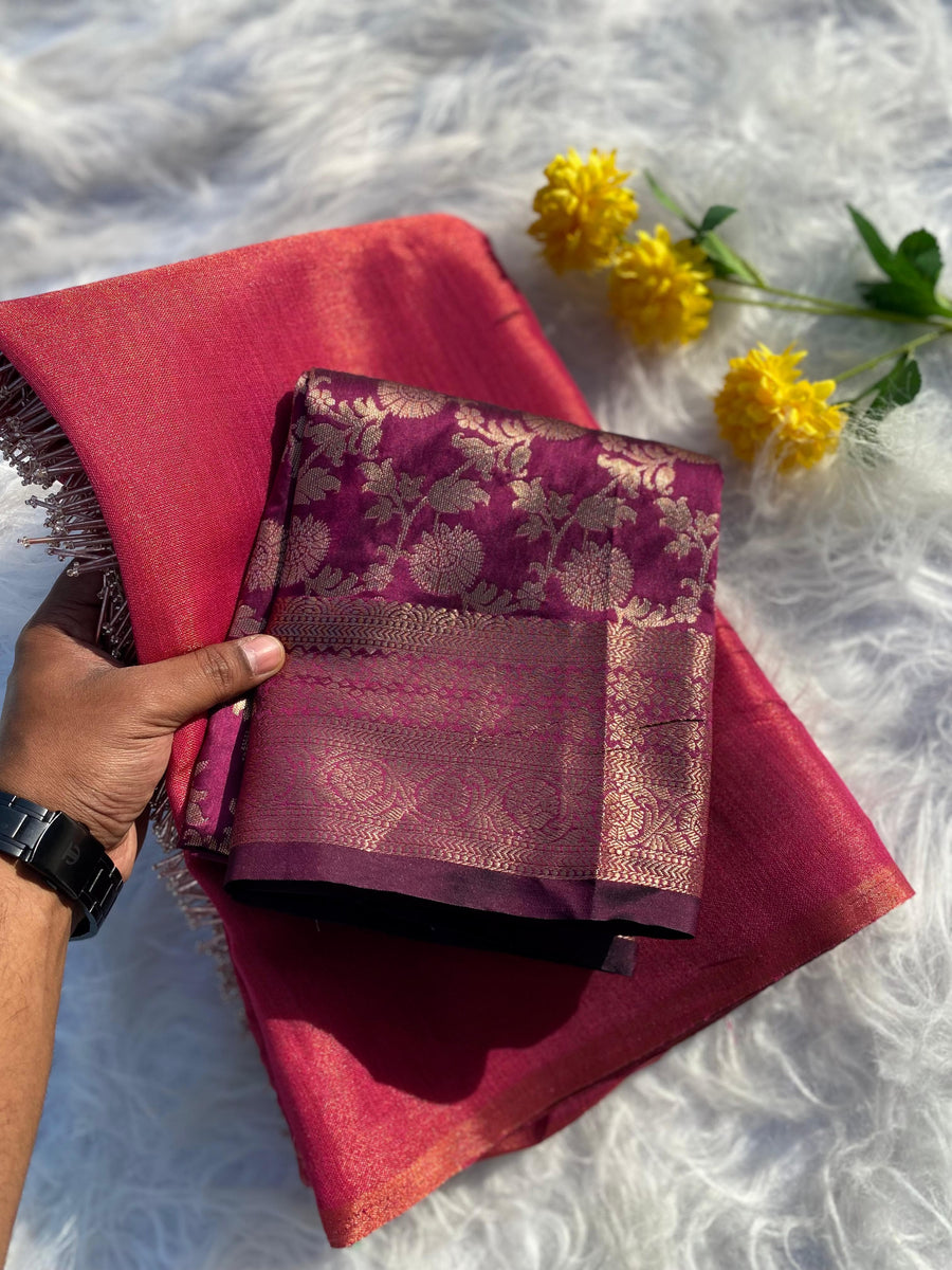 Zari Tissue sarees - Anvitha Collections