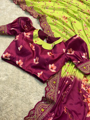 beautiful Mangalagiri saree - Anvitha Collections