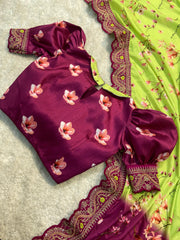 beautiful Mangalagiri saree - Anvitha Collections