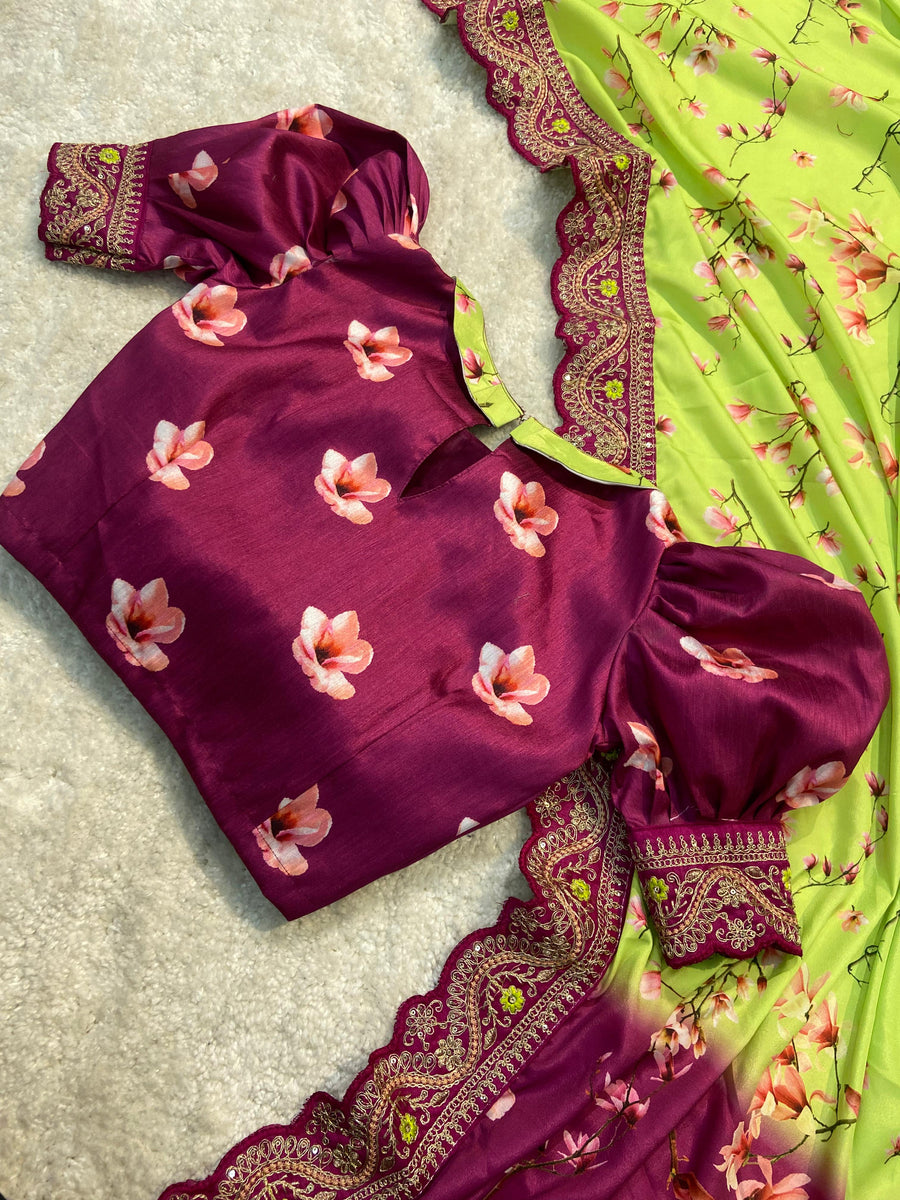 beautiful Mangalagiri saree - Anvitha Collections