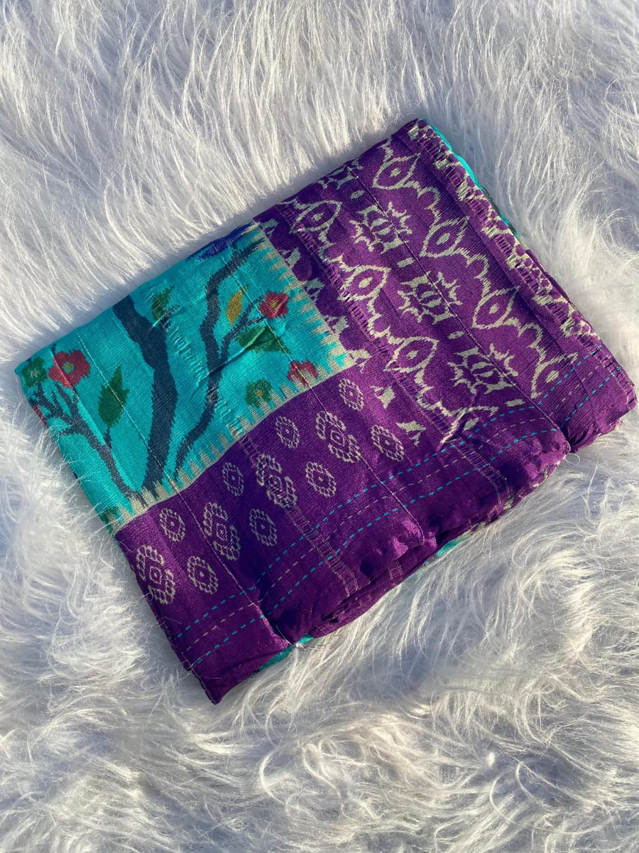 pure viscose handprinted sarees