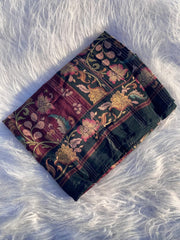 pure viscose handprinted sarees - Anvitha Collections
