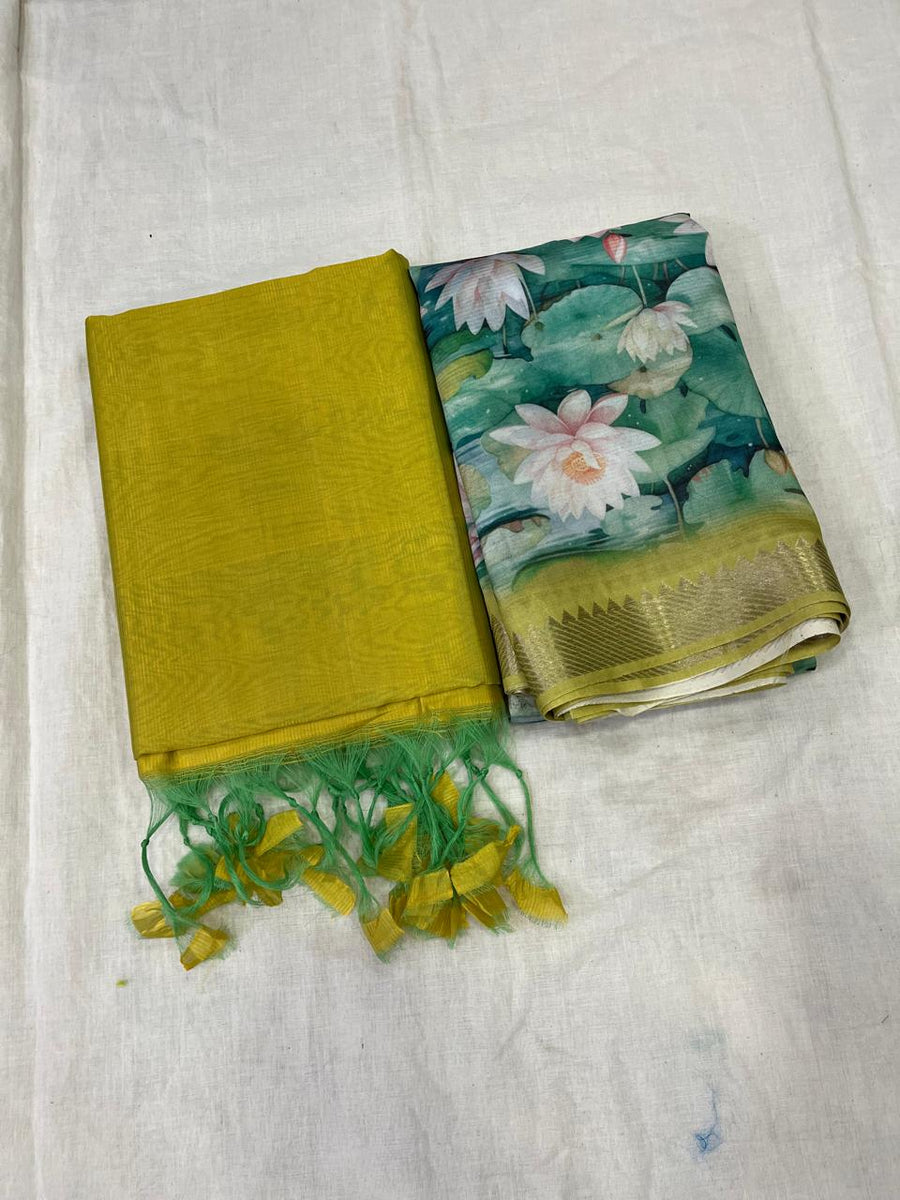 Mangalagiri plain pattu sarees - Anvitha Collections
