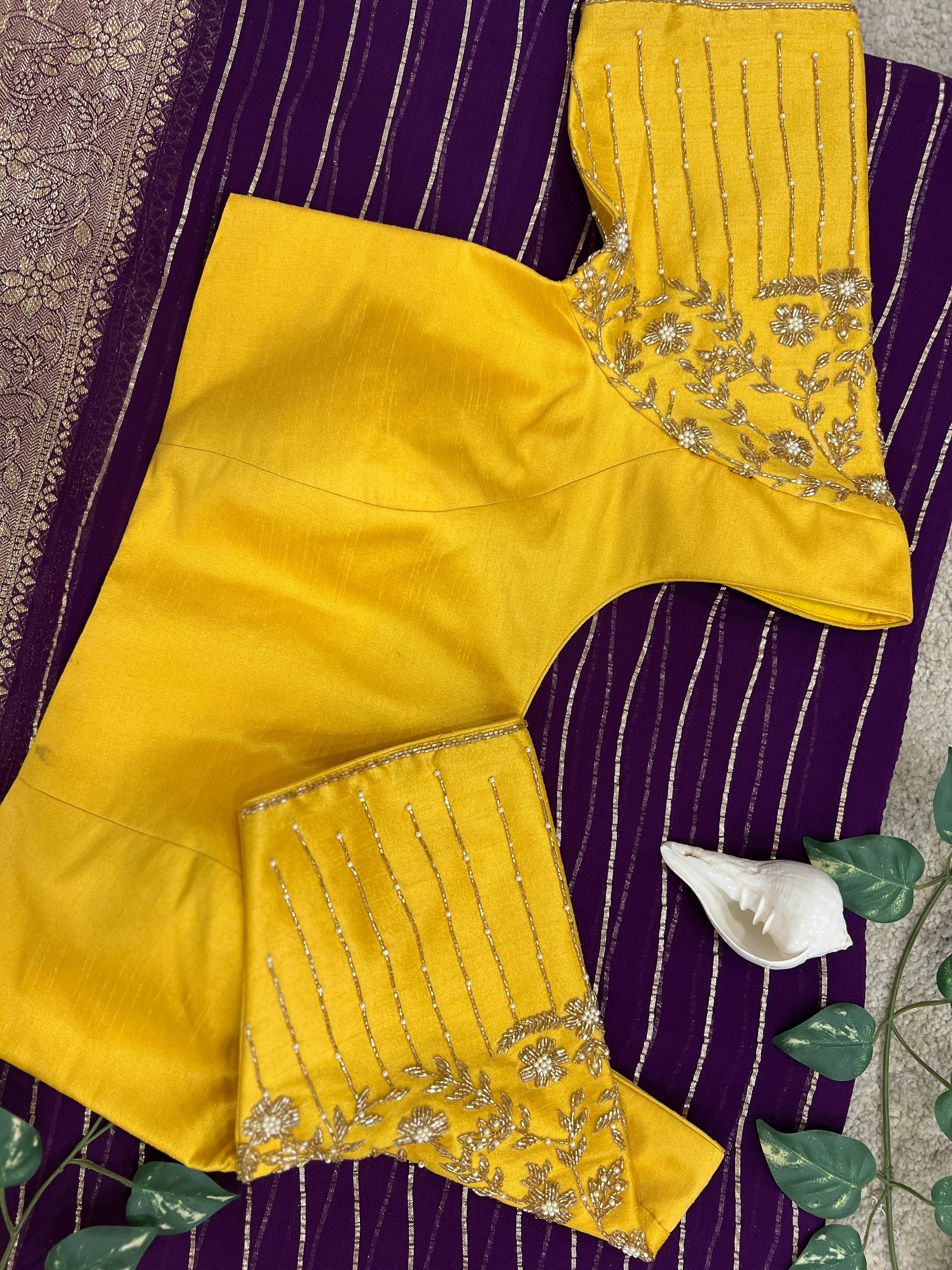 georgette banaras saree - Anvitha Collections