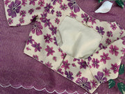 pure organza gold tissue lines saree - Anvitha Collections