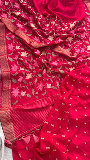 pure munga silk banarasi - Anvitha Collections