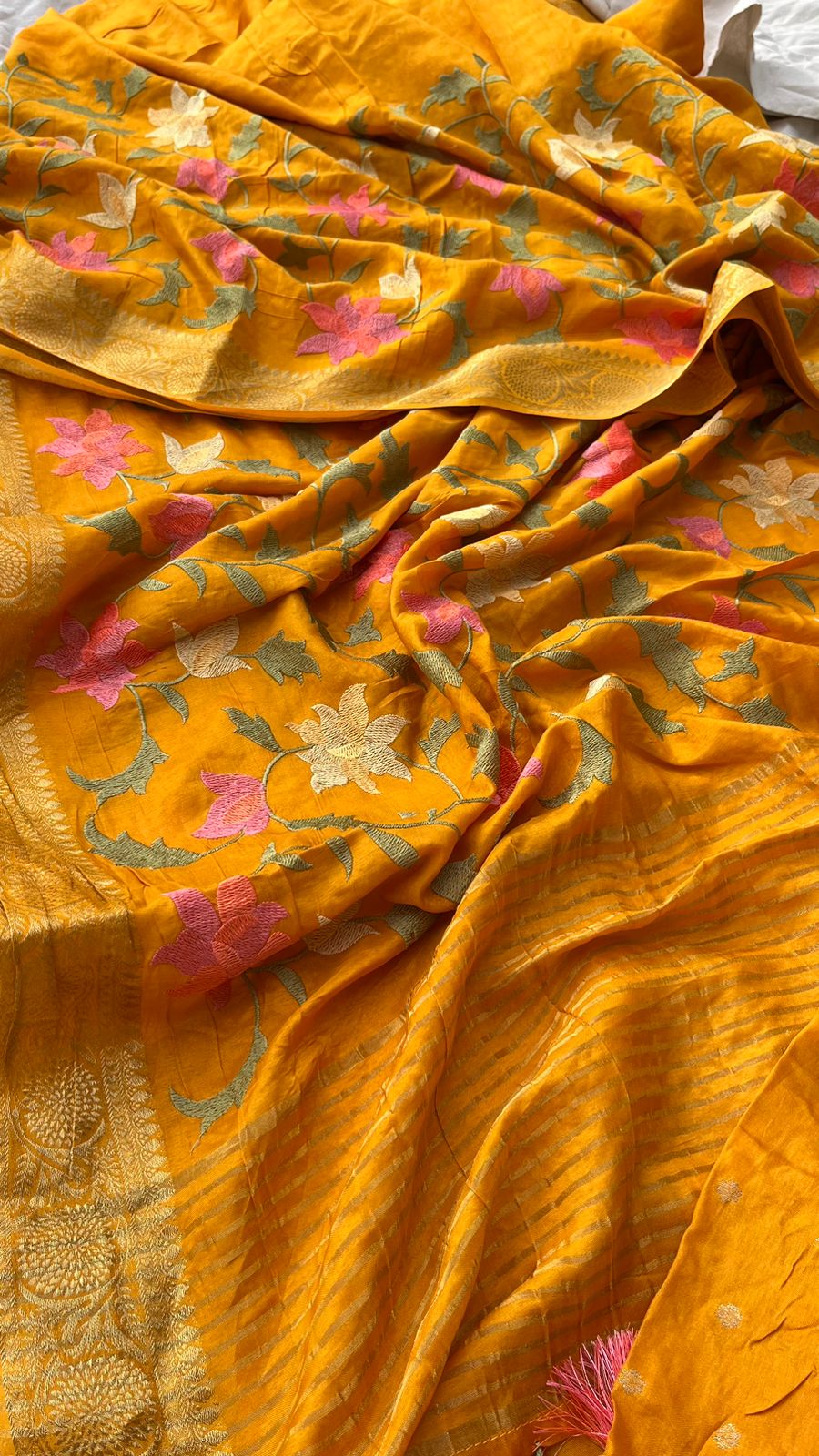 pure munga silk banarasi