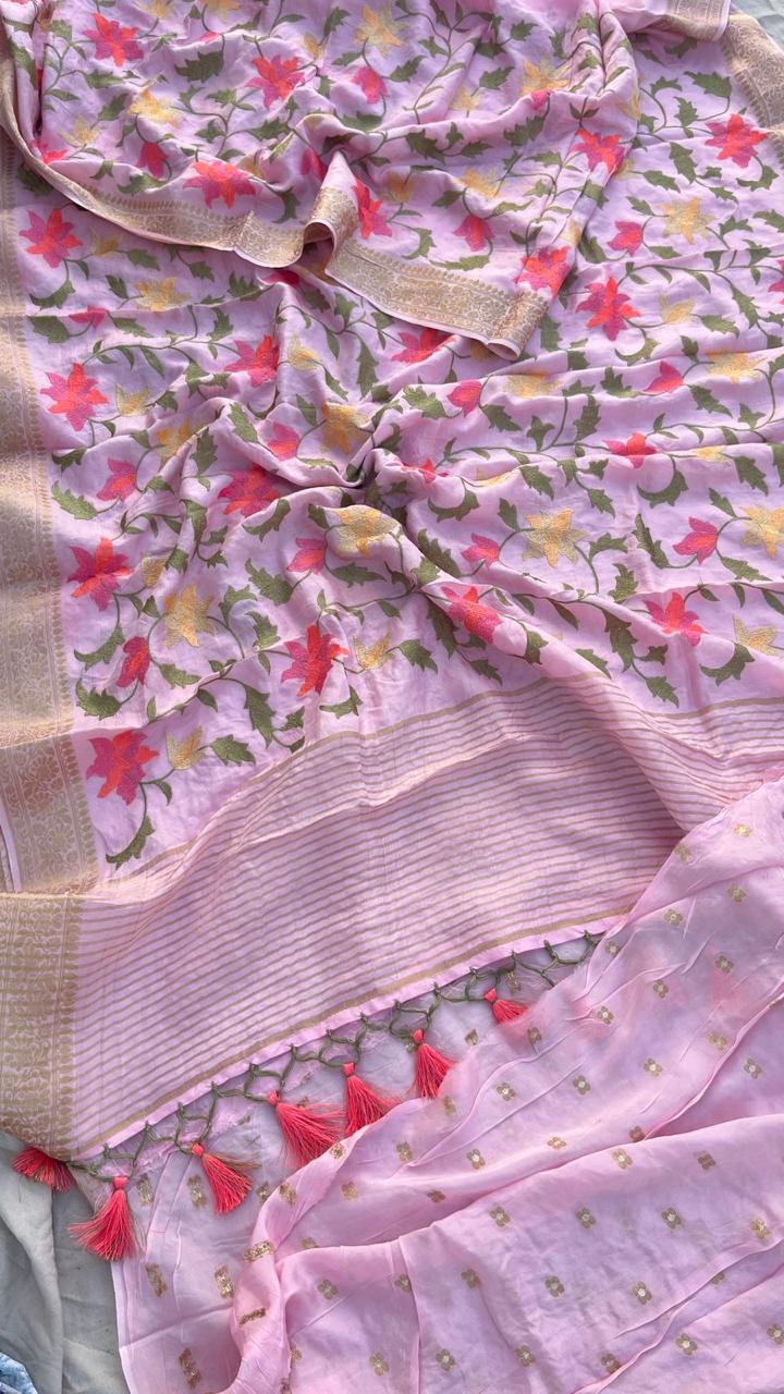 pure munga silk banarasi - Anvitha Collections