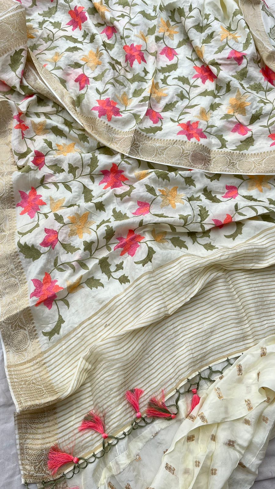 pure munga silk banarasi - Anvitha Collections
