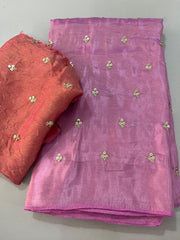 Pure Tissue Booty Saree - Anvitha Collections