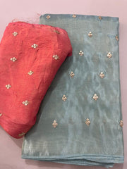 Pure Tissue Booty Saree - Anvitha Collections
