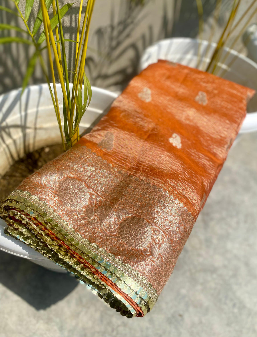 Katan silk fabric saree - Anvitha Collections