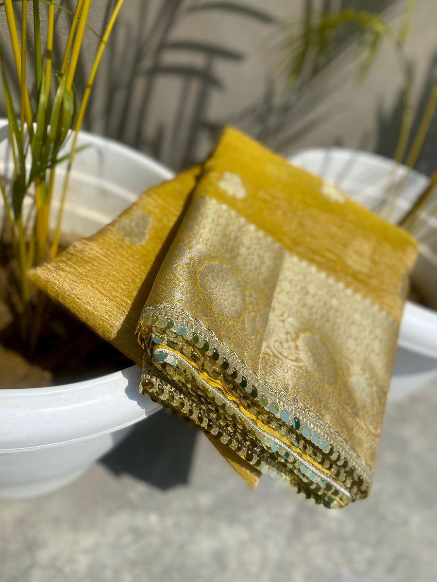 Katan silk fabric saree - Anvitha Collections