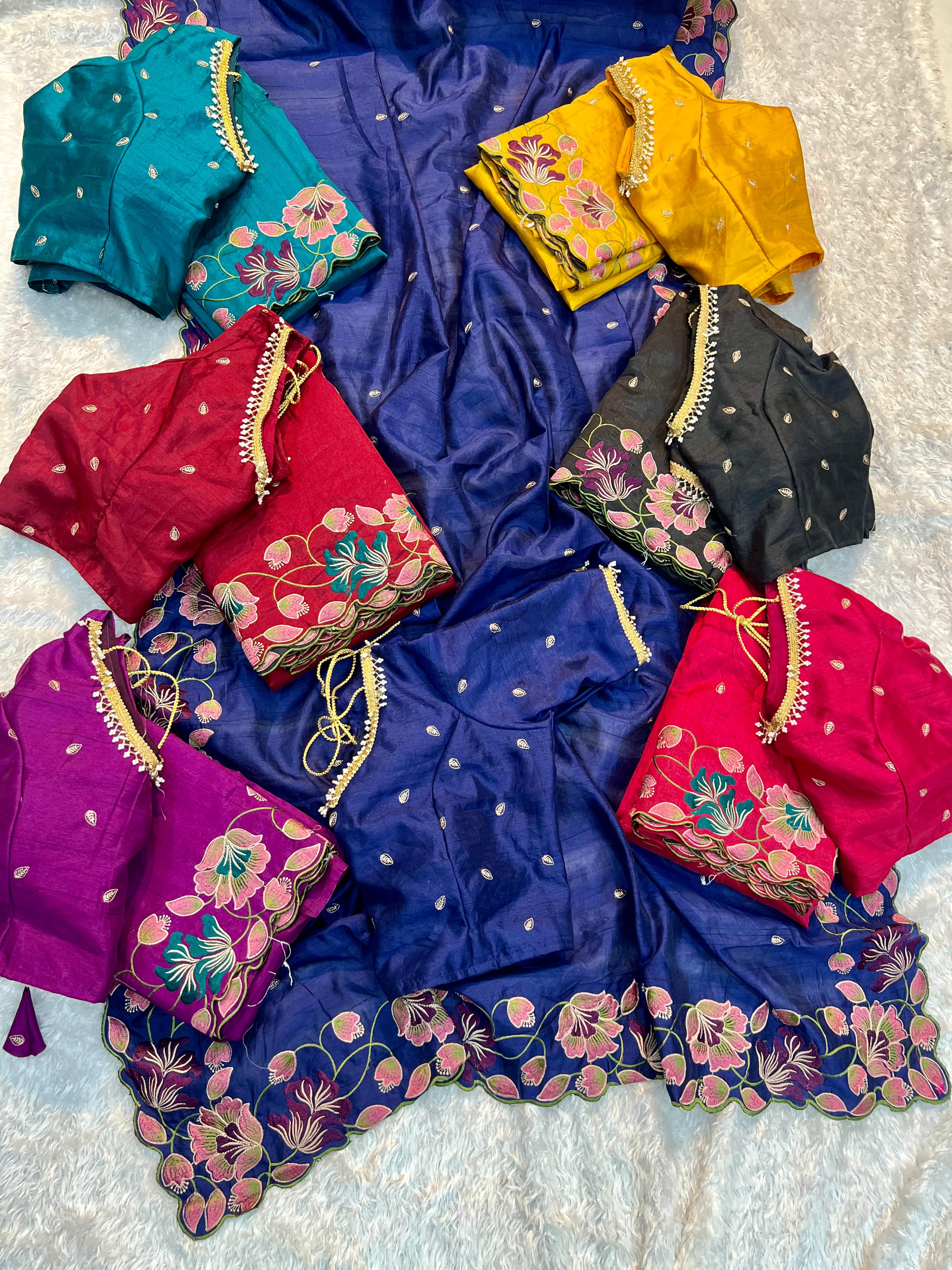 premium tussar silk saree - Anvitha Collections