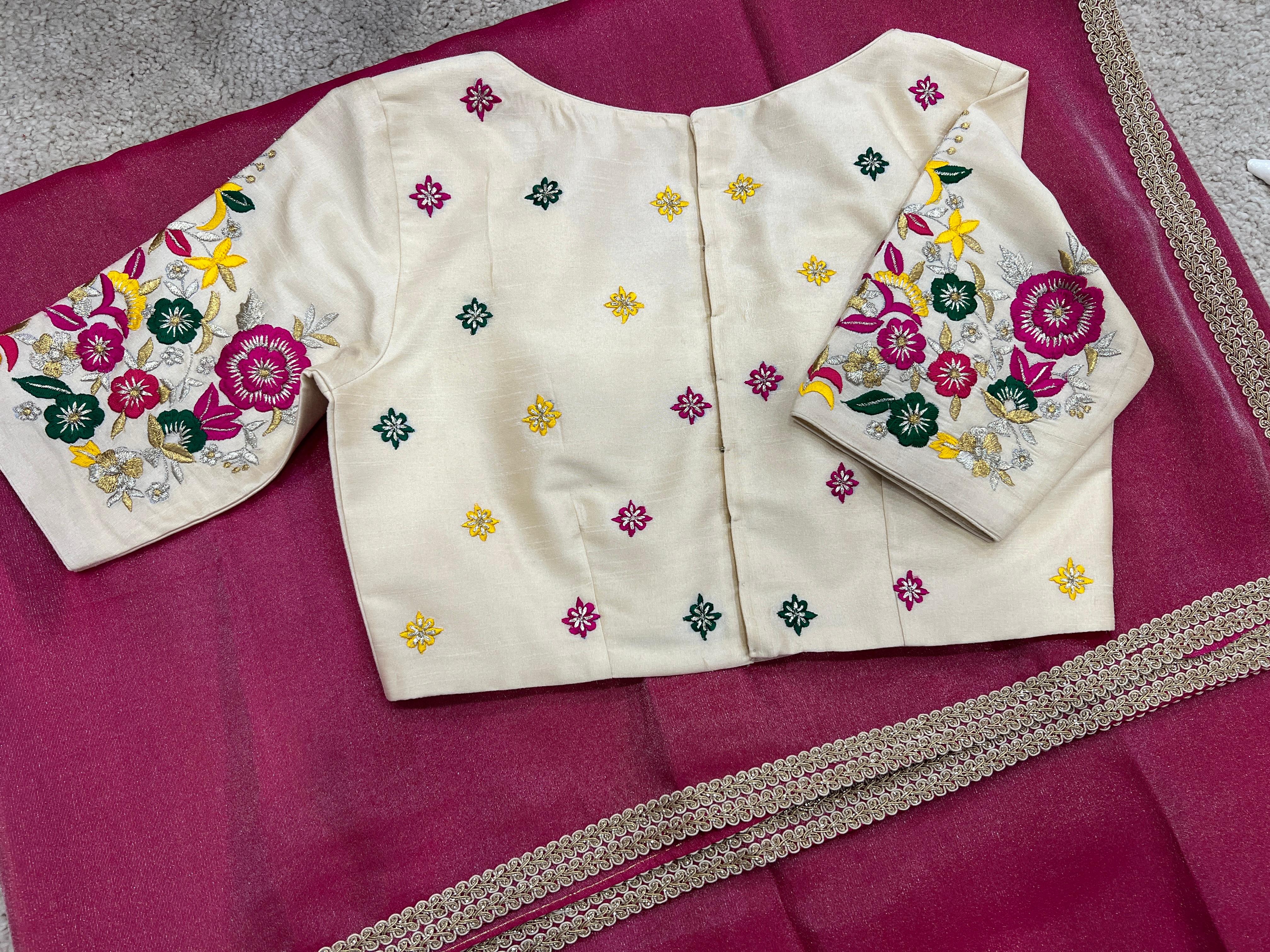 elegant tissue saree - Anvitha Collections