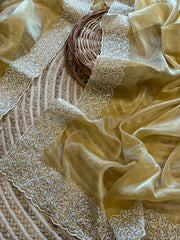 pure chiffon organza silk saree - Anvitha Collections