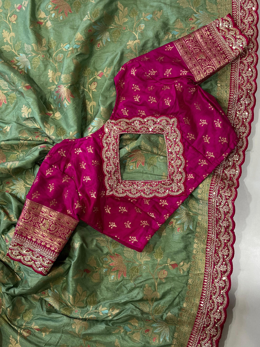Pure Banarasi Pattu Saree - Anvitha Collections