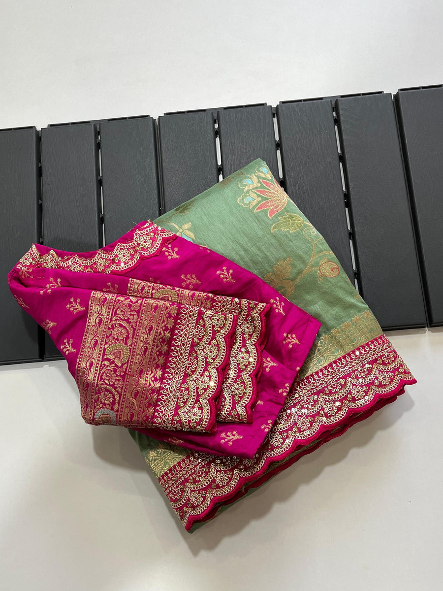 Pure Banarasi Pattu Saree - Anvitha Collections