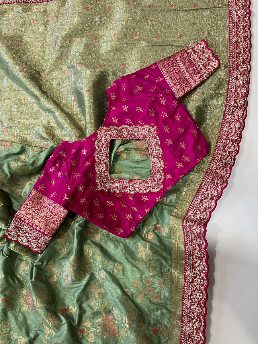 Pure Banarasi Pattu Saree - Anvitha Collections