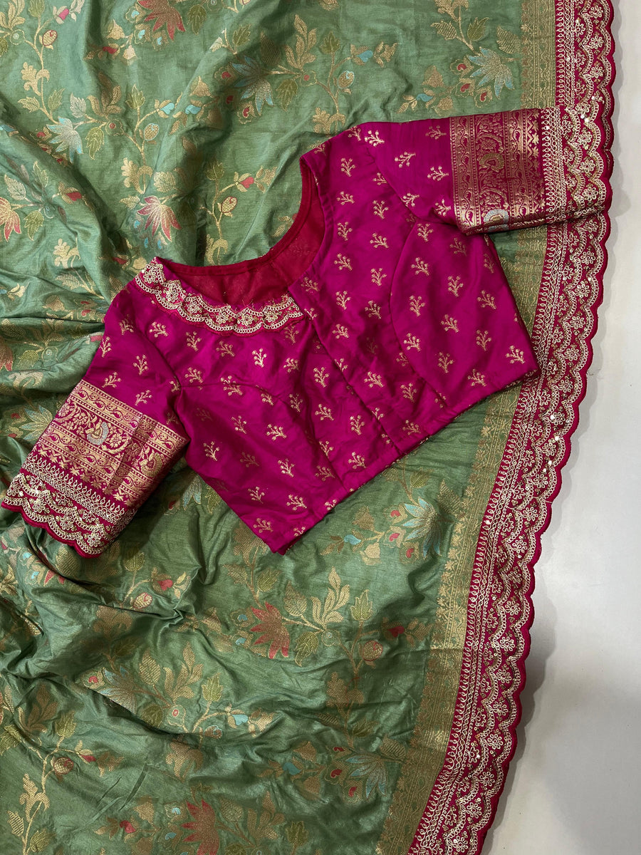 Pure Banarasi Pattu Saree - Anvitha Collections