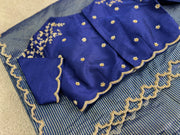 organza saree - Anvitha Collections