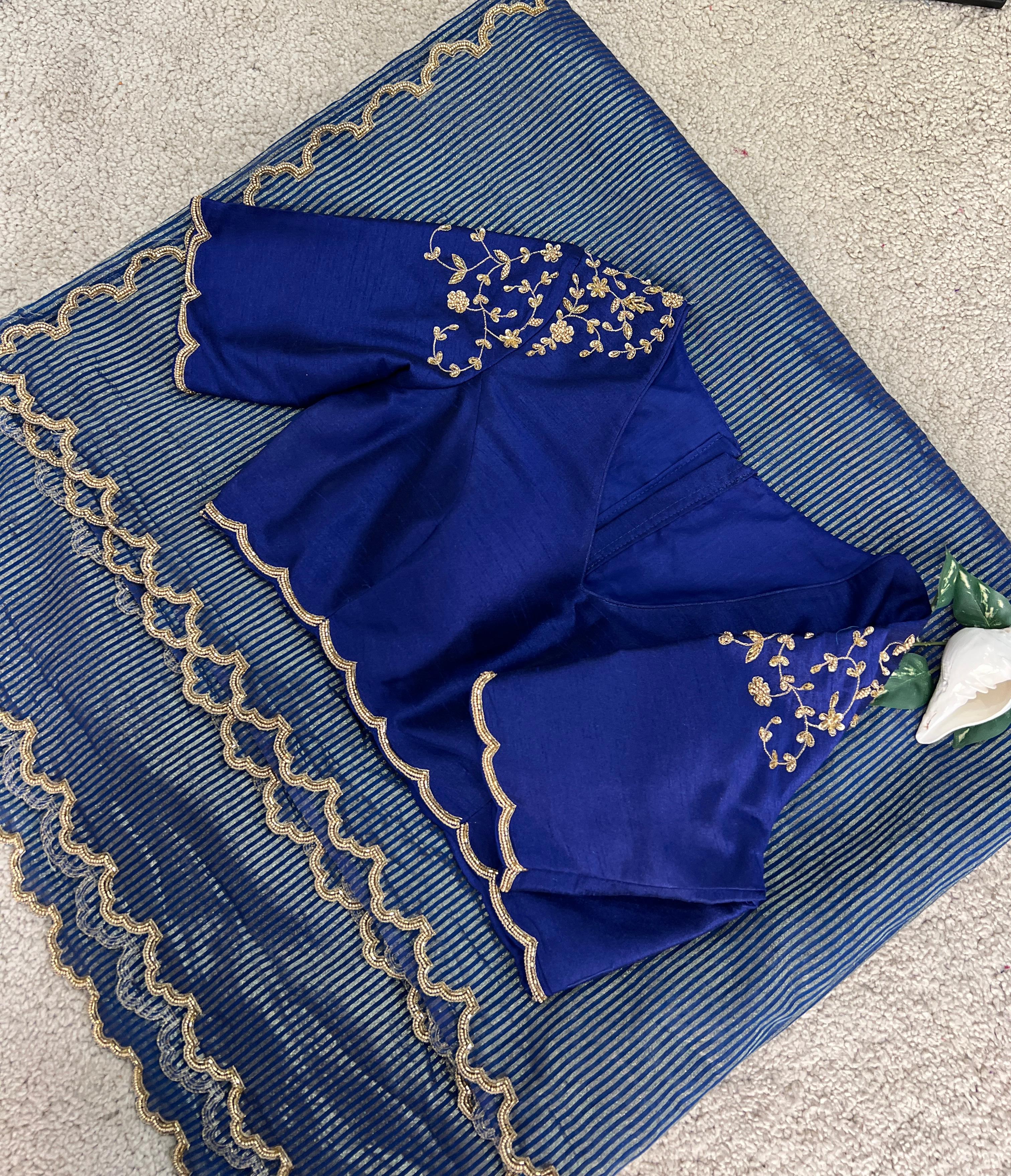 organza saree - Anvitha Collections