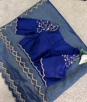 organza saree - Anvitha Collections