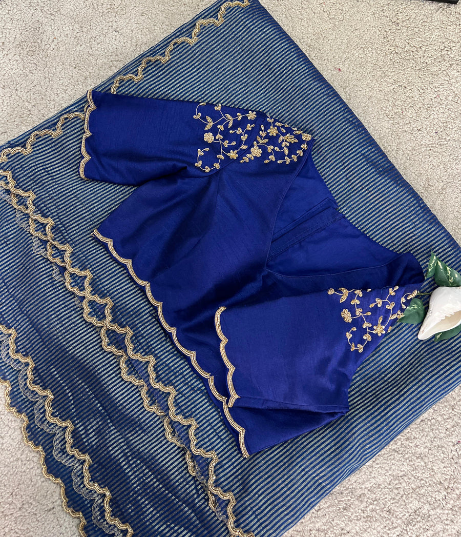 organza saree - Anvitha Collections