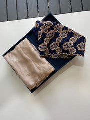 satin chiffon - Anvitha Collections