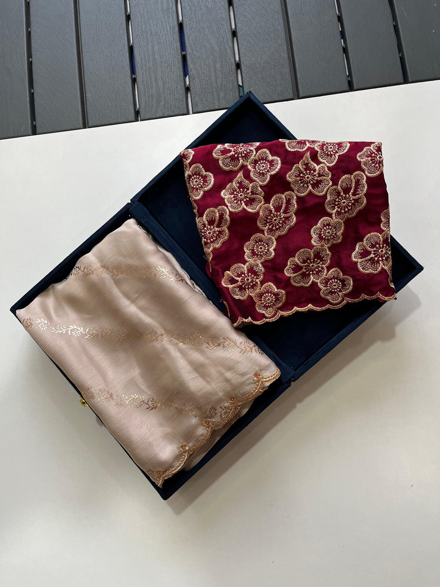 satin chiffon - Anvitha Collections