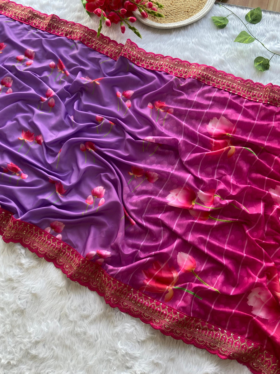 Mangalagiri silk saree - Anvitha Collections