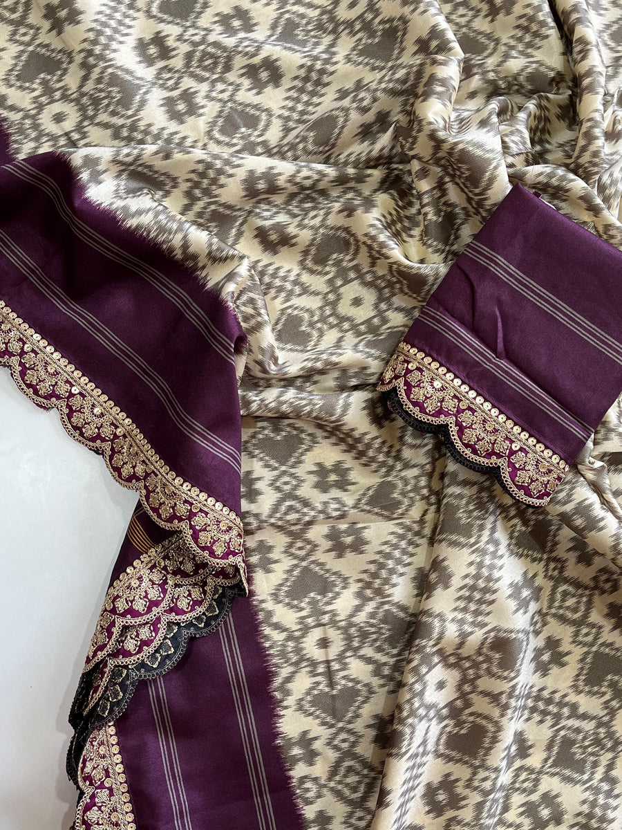 Rajwadi silk - Anvitha Collections