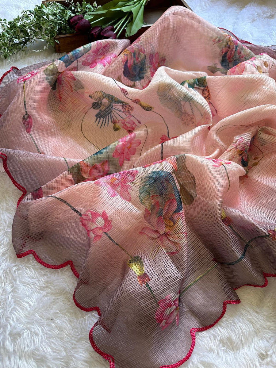 kota doria check design - Anvitha Collections