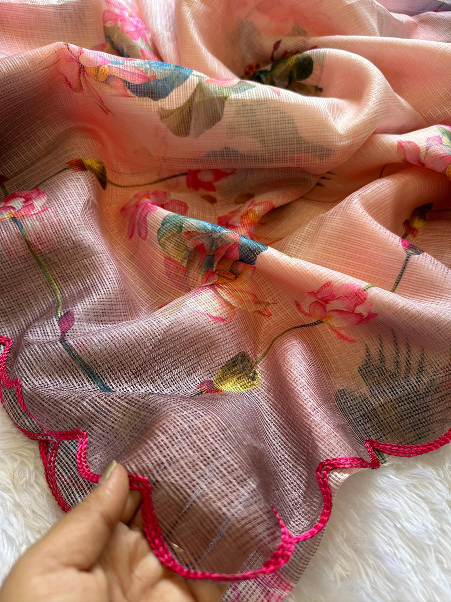 kota doria check design - Anvitha Collections