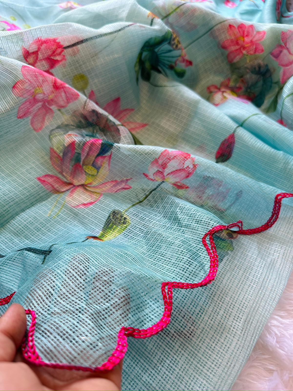 kota doria check design - Anvitha Collections