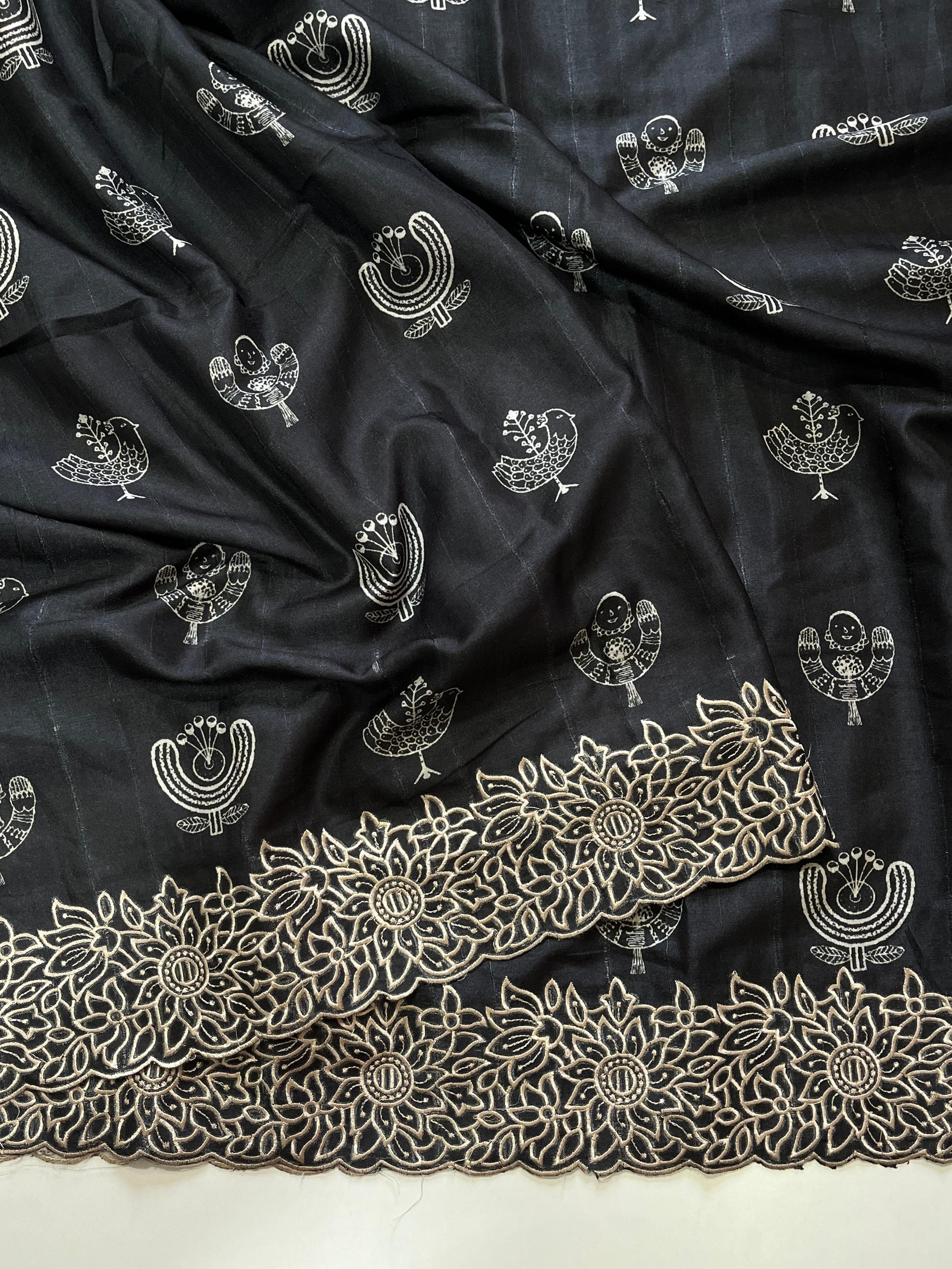 pure tussar silk - Anvitha Collections
