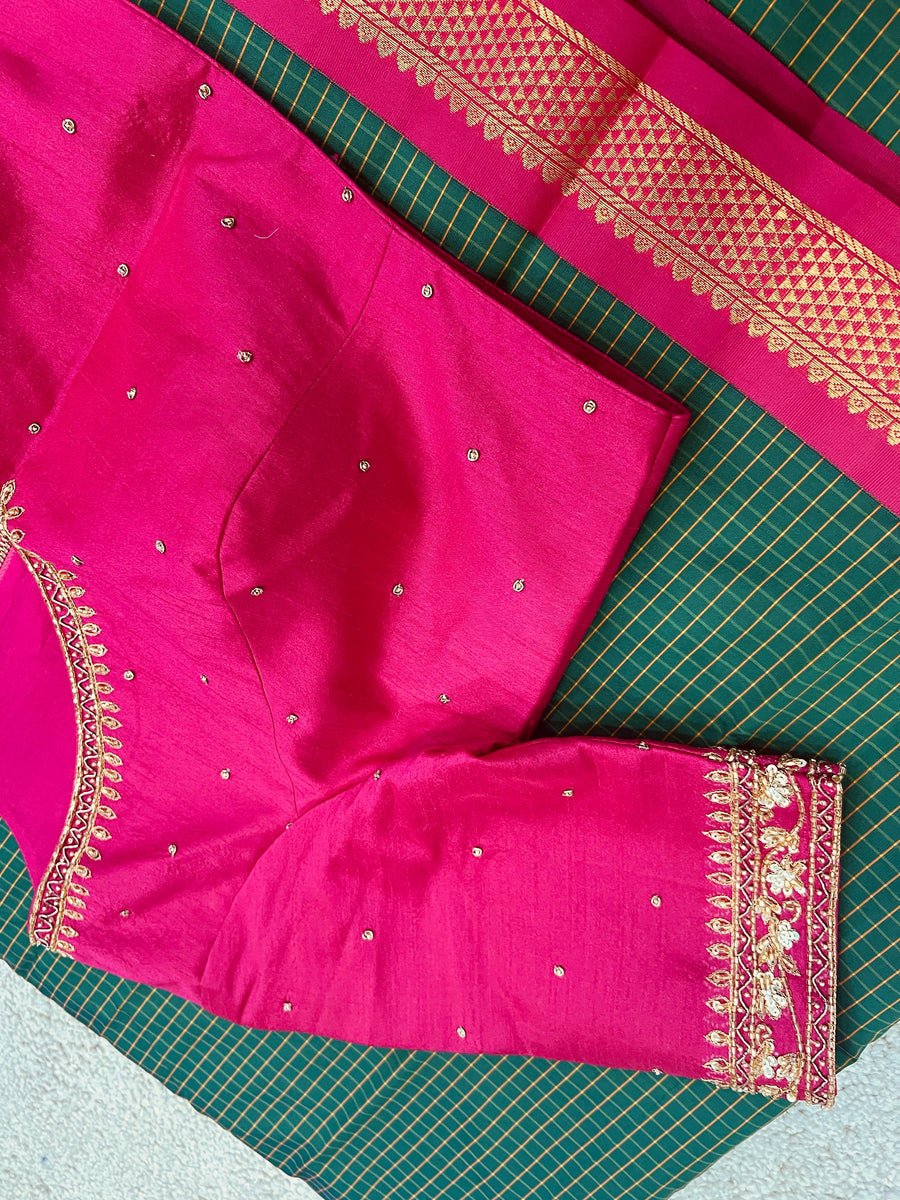 gadwal checks saree - Anvitha Collections