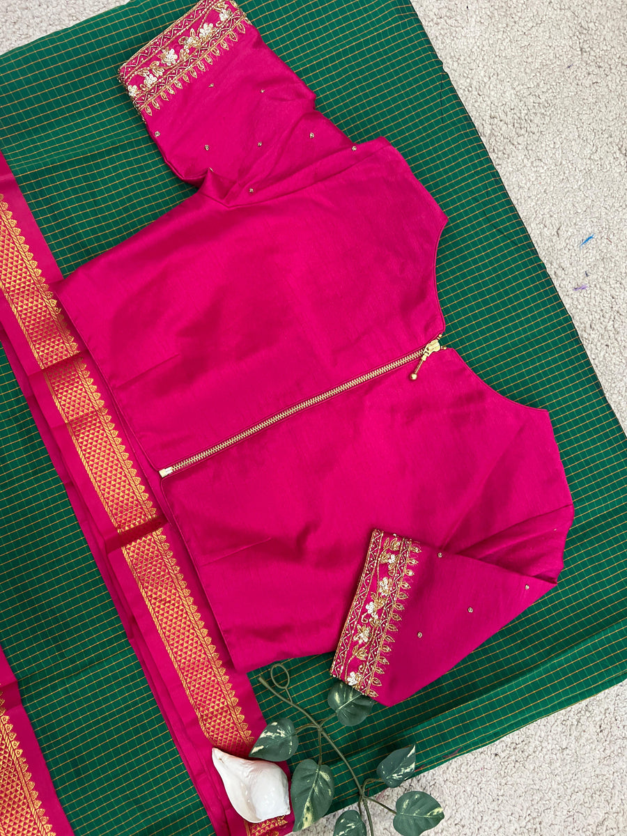 gadwal checks saree - Anvitha Collections