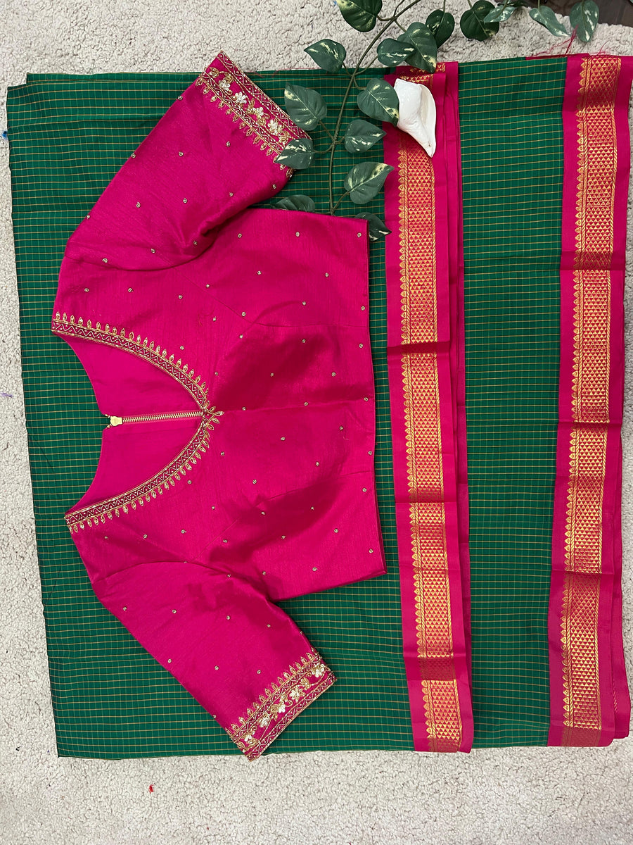 gadwal checks saree - Anvitha Collections