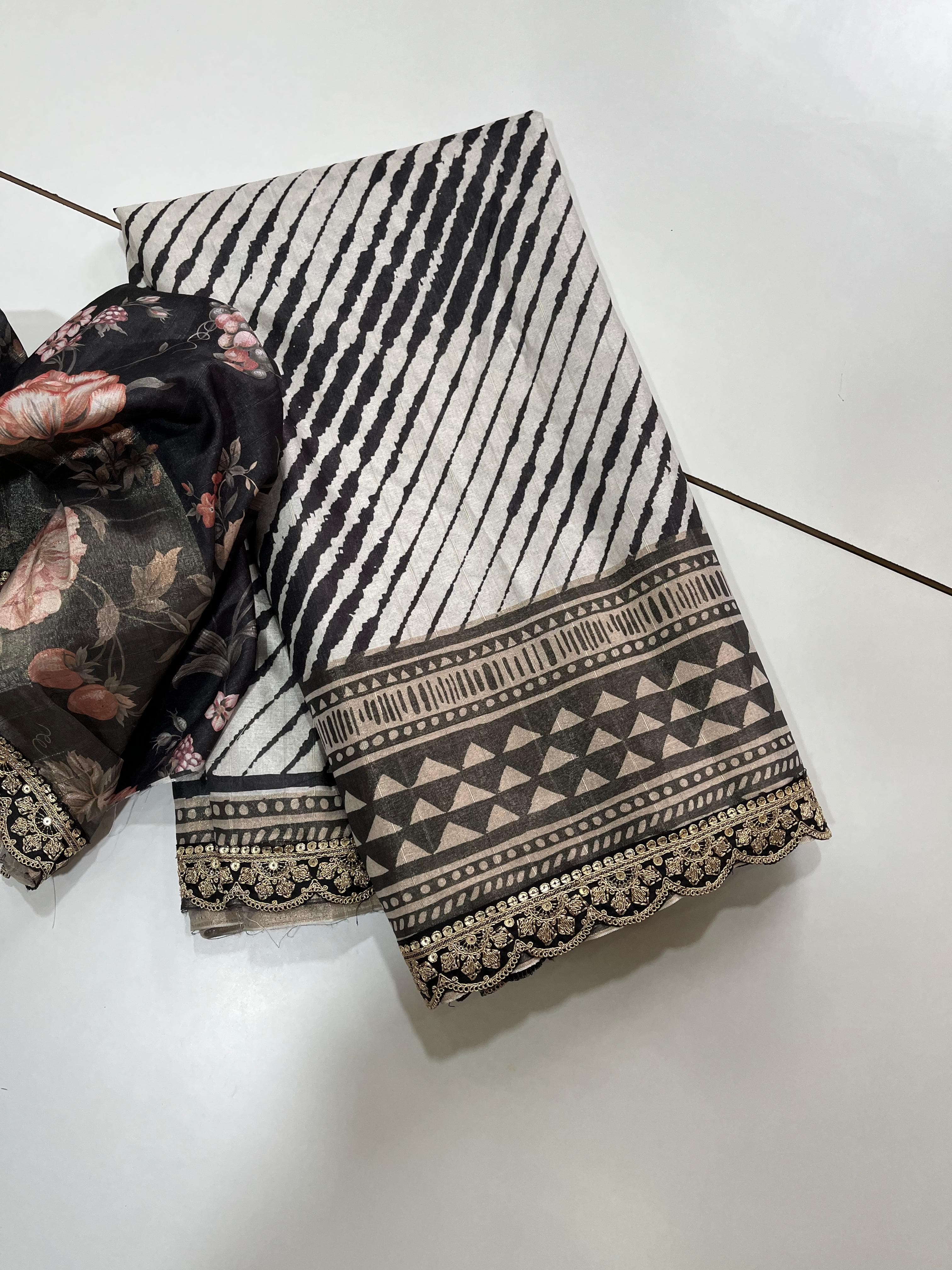 Pure Glass Silk tissue saree - Anvitha Collections