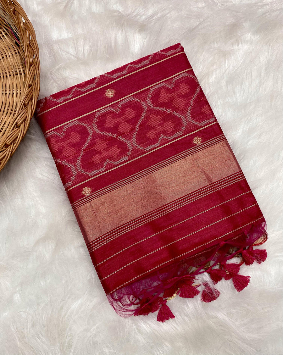 silk sarees with zari weaving - Anvitha Collections