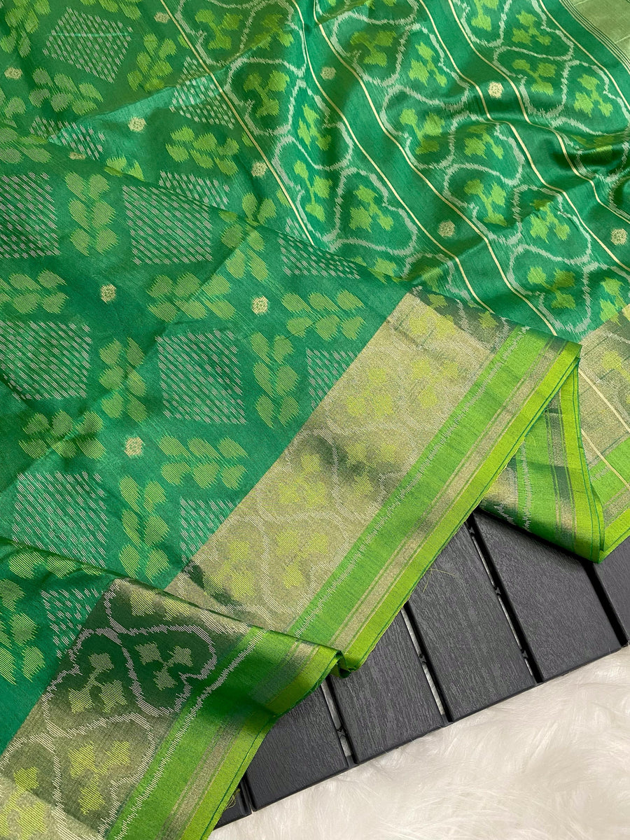 silk sarees with zari weaving - Anvitha Collections