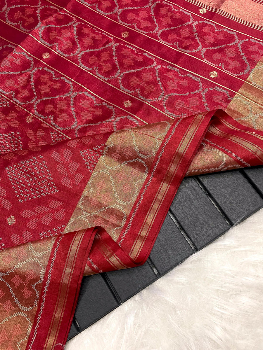 silk sarees with zari weaving - Anvitha Collections