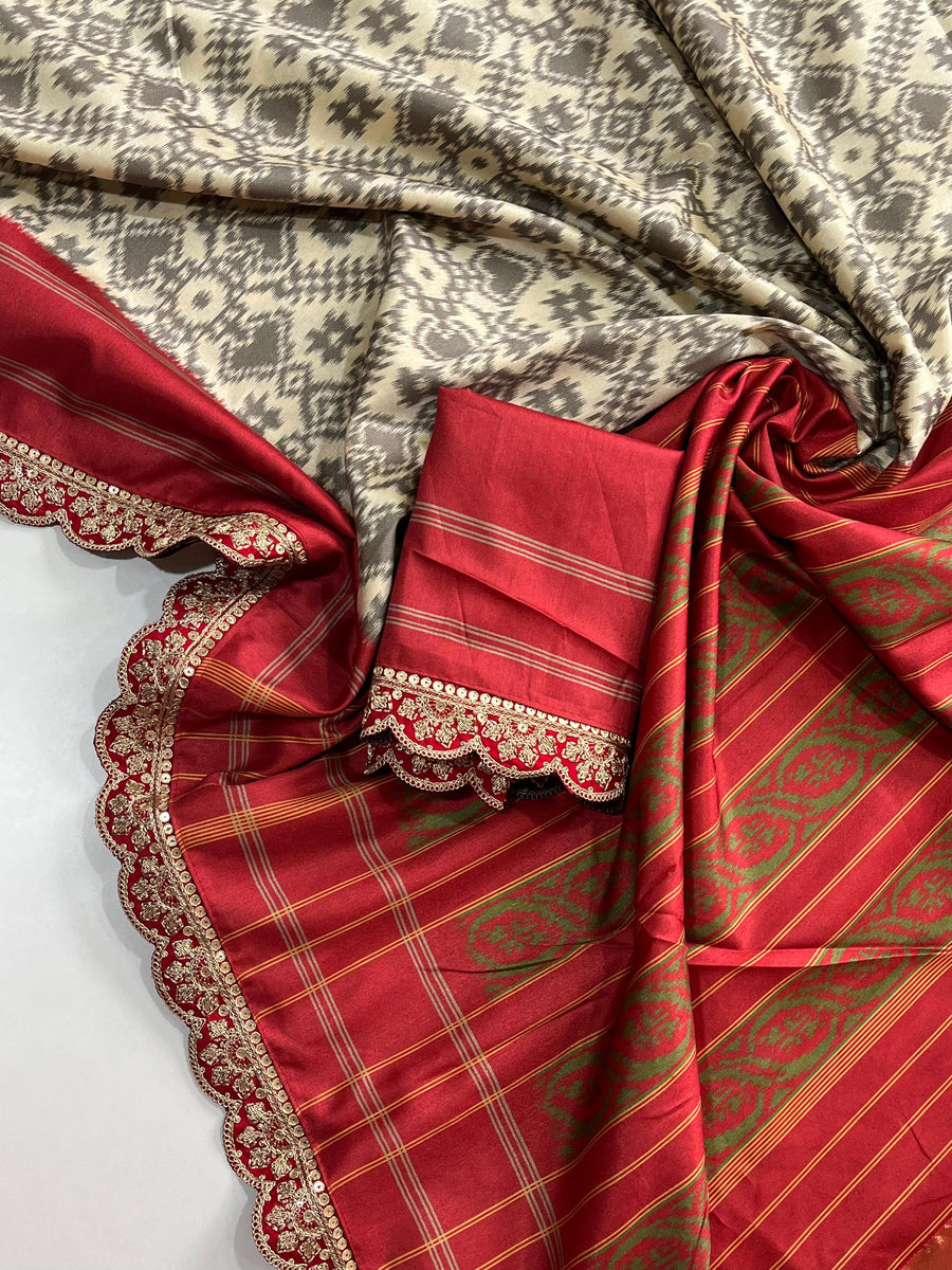 Rajwadi Silk saree - Anvitha Collections