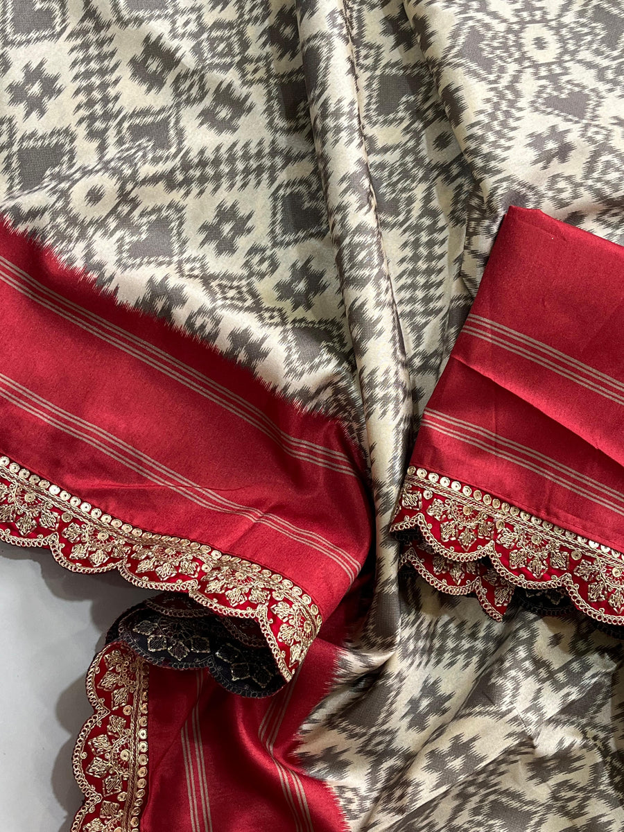 Rajwadi Silk saree - Anvitha Collections