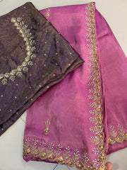 soft pure tissue saree - Anvitha Collections
