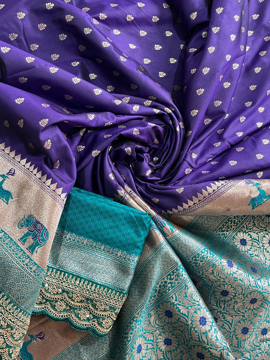 Pure Banarasi Pattu fabric - Anvitha Collections