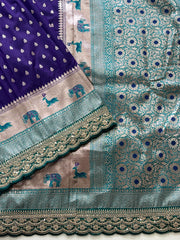 Pure Banarasi Pattu fabric - Anvitha Collections