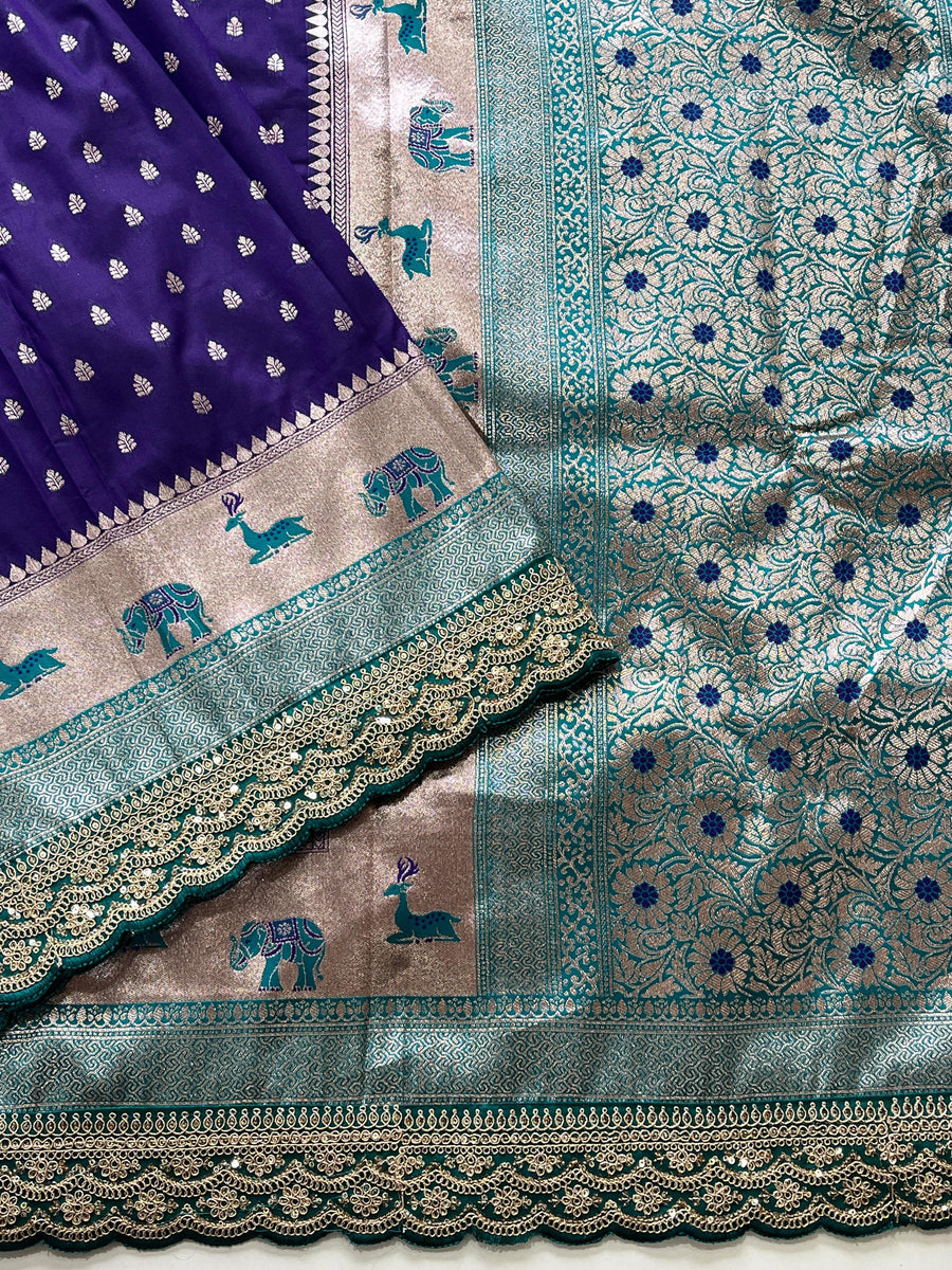 Pure Banarasi Pattu fabric - Anvitha Collections