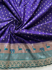 Pure Banarasi Pattu fabric - Anvitha Collections